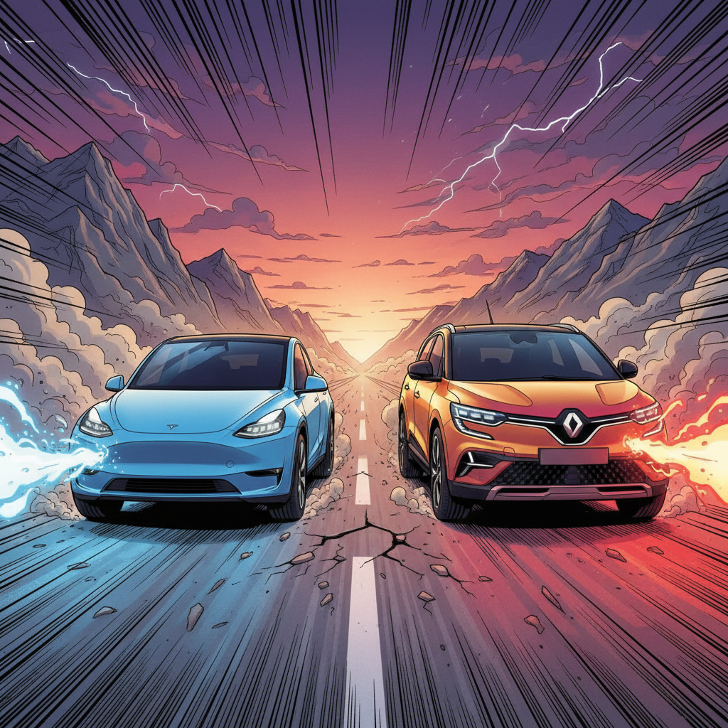 Tesla Model Y vs Renault Scenic E-Tech